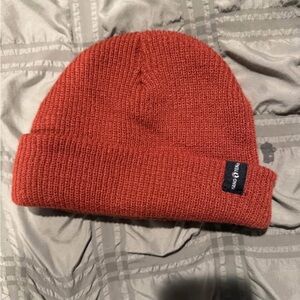 Red orange HANG TEN Knit Beanie